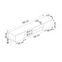 Hanah Home Soporte para TV Clark Nogal y Beige